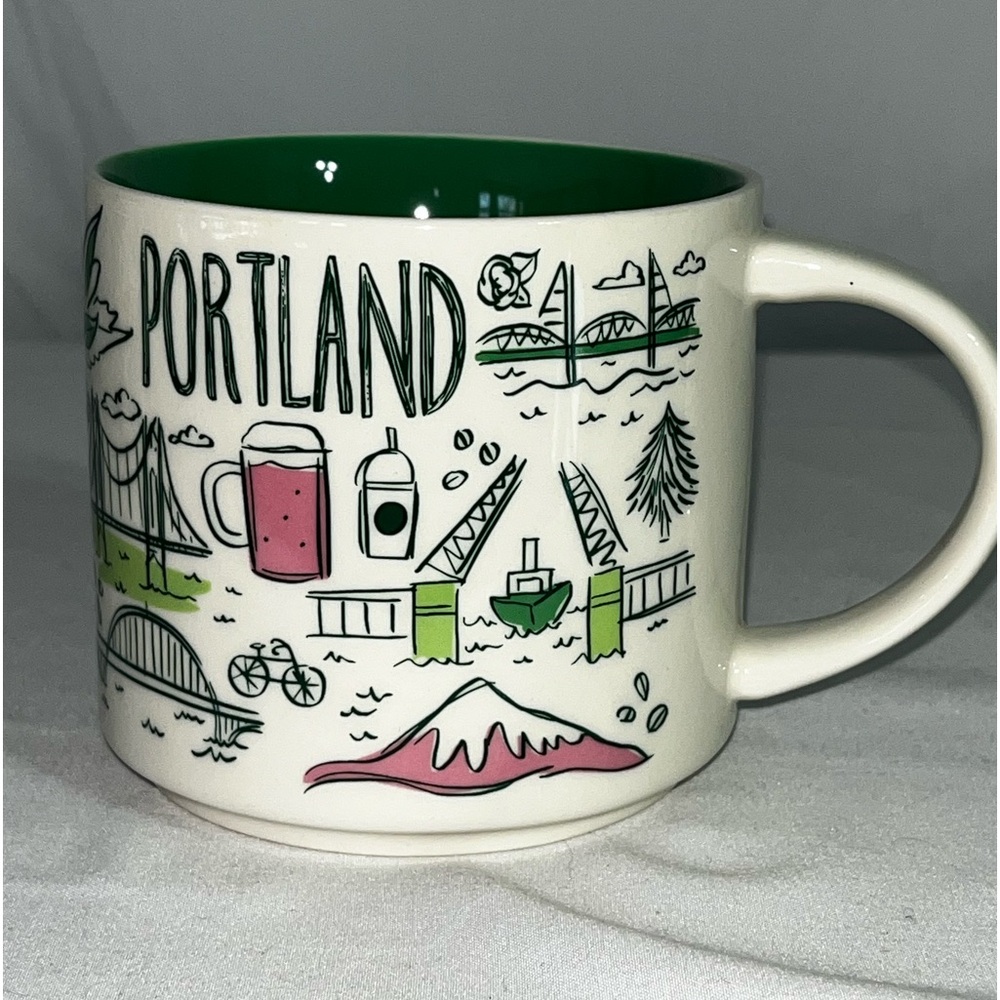 Starbucks, coffee cup PORTLAND “been there series”